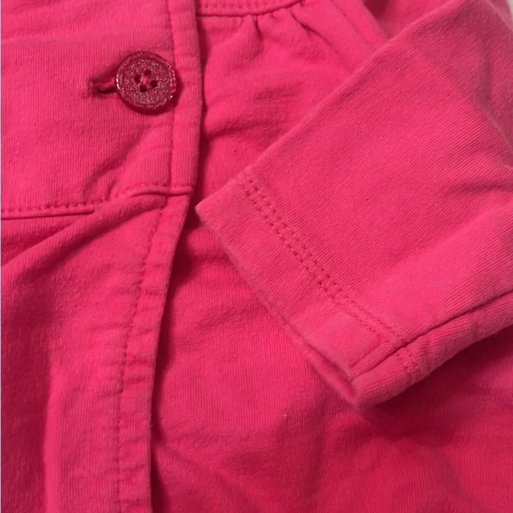 Carter’s Just One You 9 Months Baby Girl Pink 100% Cotton Light Jacket Buttons